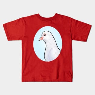 Marshmallow Floof, AKA King Pigeon Kids T-Shirt